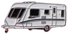 Touring Caravan Pin Badge