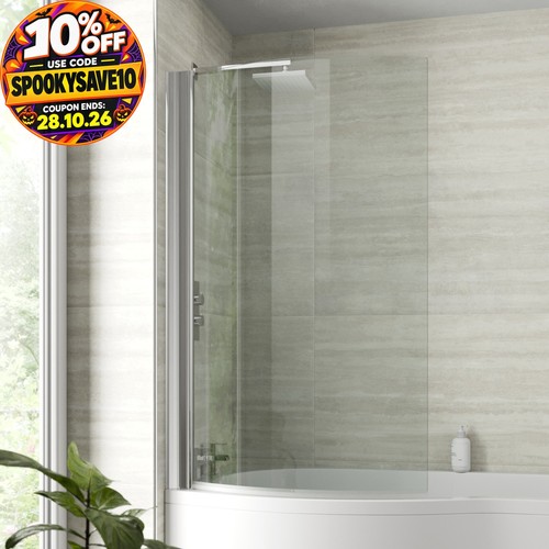 Curved bath shower screen - curved,