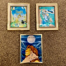 3 gold Vintage Disney