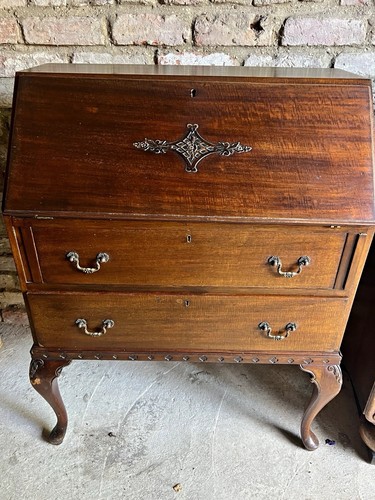 Vintage mahogany writing - vintage,