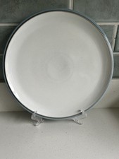 Denby Blue Jetty - Dinner Plate- 27cm (10.5")    White blue 