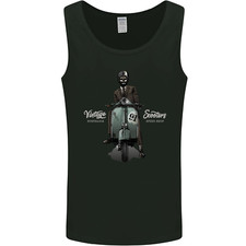 Vintage Scooters Nostalgia Speed Shop Mens Vest Tank Top