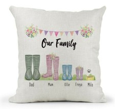 Personalised Welly Boot Family