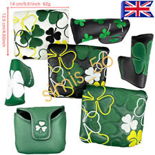 Golf Putter Head Covers Club Mallet Blade Case Cover Clover Protection