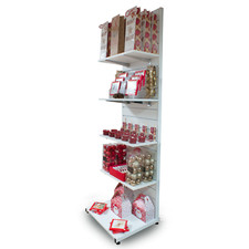 White Slatwall 60cm Wide Shop