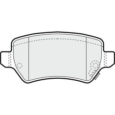 Apec Blue Brake Pads - Rear