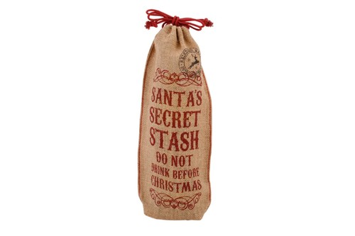 Christmas gift bag bottle - gift,