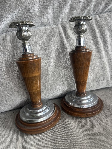 Pair art deco - deco, wood