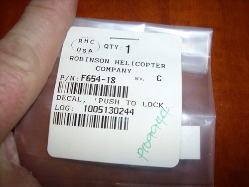 Robinson helicopter push - robinson,