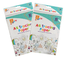 20 x A4 Tracing Paper Sheets See Through Copy Drawing Calligraphy Drafting UK