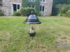 D W Windsor reclaimed Victorian style lamp top/ street light/lantern garden path