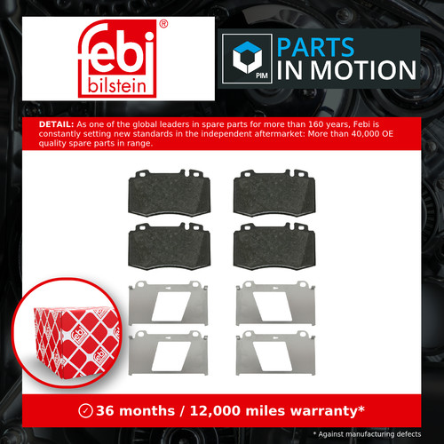 Brake pads set fits mercedes - brake,