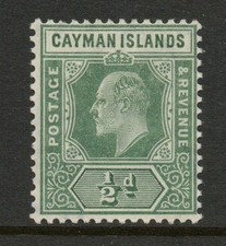 Cayman Islands 1907-11 ½d