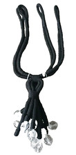 NEXT PAIR OF BLACK Isabel Chandelier Curtain Tie Backs Fancy Holdbacks
