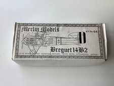 Merlin Models  Kit64  1:72 Brequet Br14.B2  rare NOS model kit