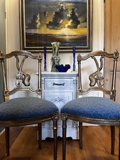 French Antique Louis XV Harp
