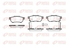 Brake pads rear axle - brake,
