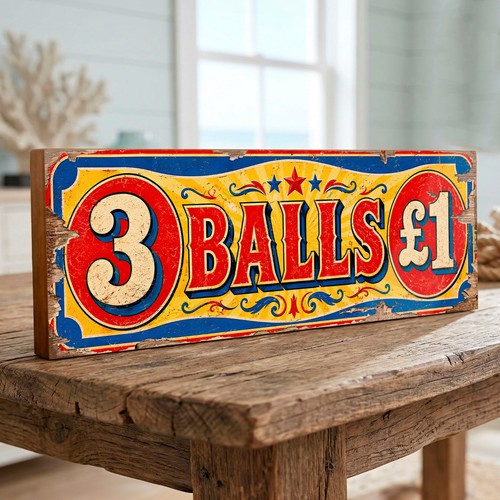 Balls fairground stall - £1,