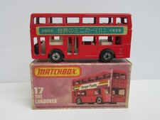Matchbox Superfast No.17 London Bus "MINI CAR COLLECTION" Japanese Promotional