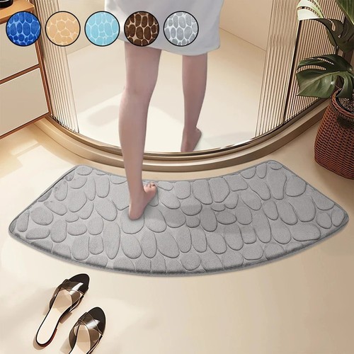 Bathroom mat curve foot - curve,