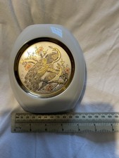 The Art of Chokin vase Vintage 24k Gold edge *FREE POSTAGE*