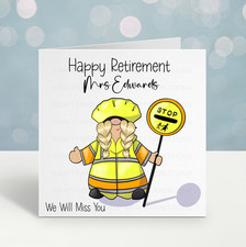 Lollipop Lady Retirement Card