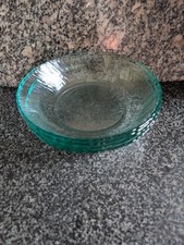 4 Arcoroc Torsade Swirl Glass
