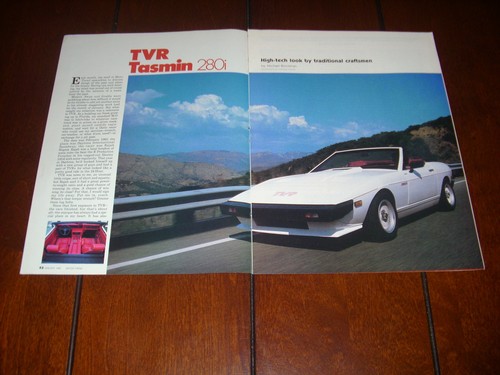 1985 tvr tasmin 280i - 1985,