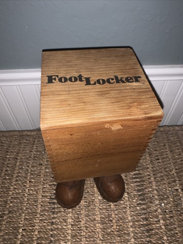 Foot locker wooden box - foot, feet