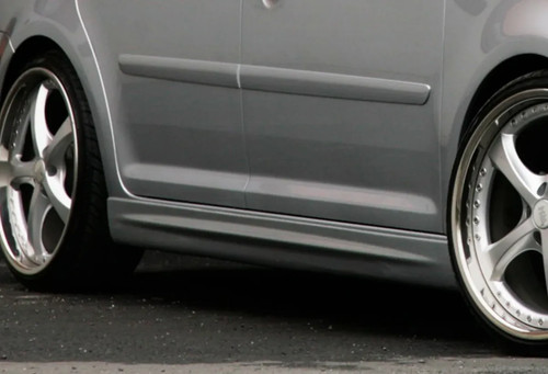 Optik look side skirts addons - look,