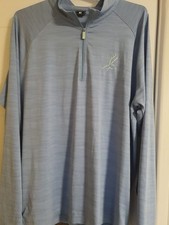 Footjoy Men's  Golf Xxl Blue 1/4 Zip Pullover