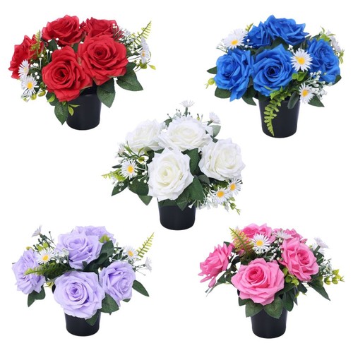 Memorial grave cemetery pots - memorial,