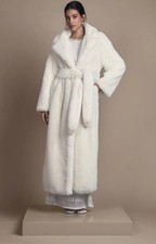 Coast Ivory faux fur Coat