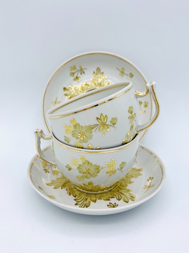 Pair vintage russian tea - pair,