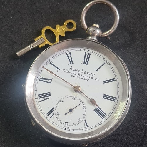 Antique solid silver gents - solid, h