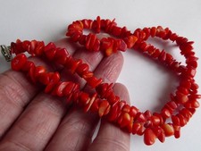 Vintage red coral - coral, chip