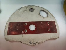 VINTAGE BRITISH RAILWAYS ENAMEL GROUND SIGNAL DISC