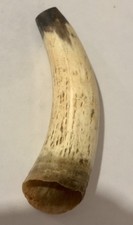 Vintage Polished Cow Horn Blow