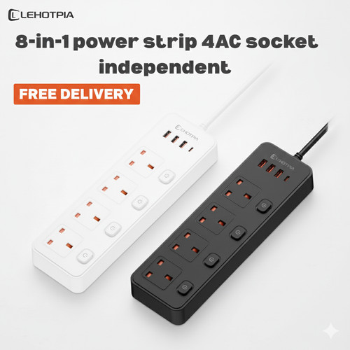 3250w plug 8 gang way - 3250w,