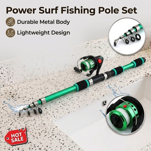 Extendable beachcaster fishing - extendable,