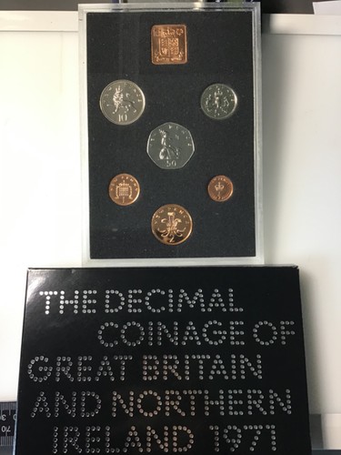 1971 royal mint proof coin - uk,