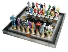 Eaglemoss DC Comic Collection SET 2 Chessboard and full 32 set pieces Boxed