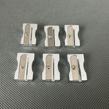 6 x Metal Pencil Sharpeners Aluminium Alloy Strong Durable School Office Art NEW