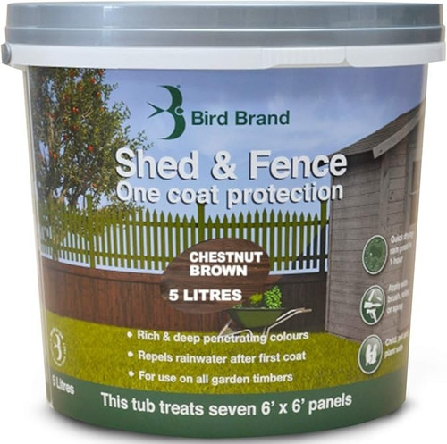 Bird brand shed - shed, fence