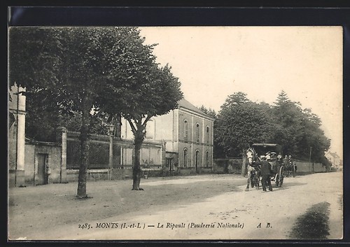Old postcard monts et - postcard,