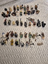 Massive Lego Minifigure Bundle 2.5kg Lotr, Star Wars, Ewok Village, Rivendell