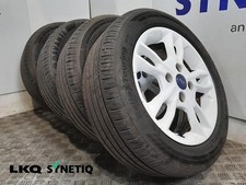 Genuine 15 Inch FORD FIESTA Alloy Wheels & 195/55/15 Tyres E1BJ-1007-DA WHITE 