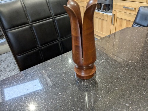 Handmade wooden vase - handmade,
