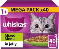 120 x 85g Whiskas 1+ Mixed