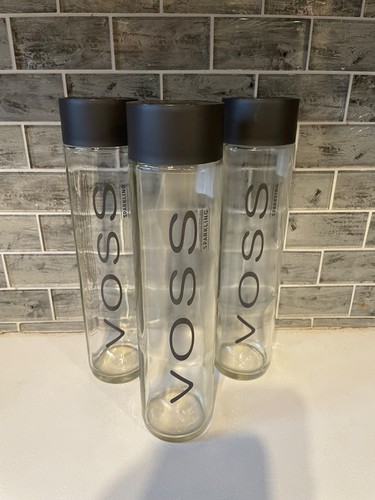 Voss glass water bottles - 3,